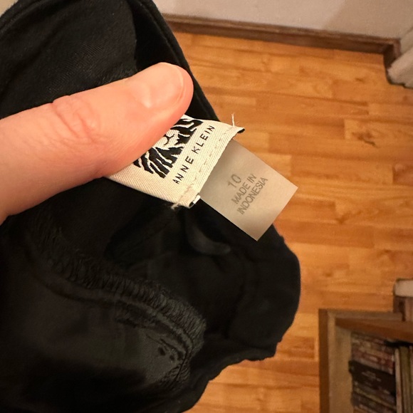Euc Anne Klein black slacks size 10 - Picture 4 of 4